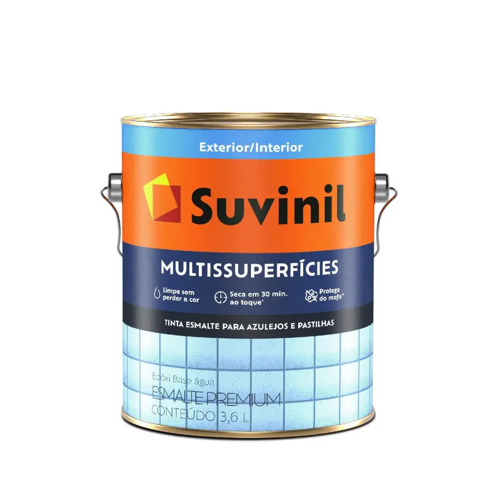 Tinta esmalte epóxi multissuperfícies branco 3,6L Suvinil — fotografia de referência