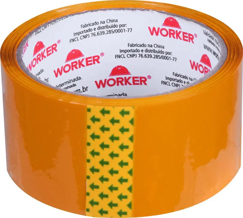 Fita de empacotamento 48MM x 45M marrom Worker — fotografia 4