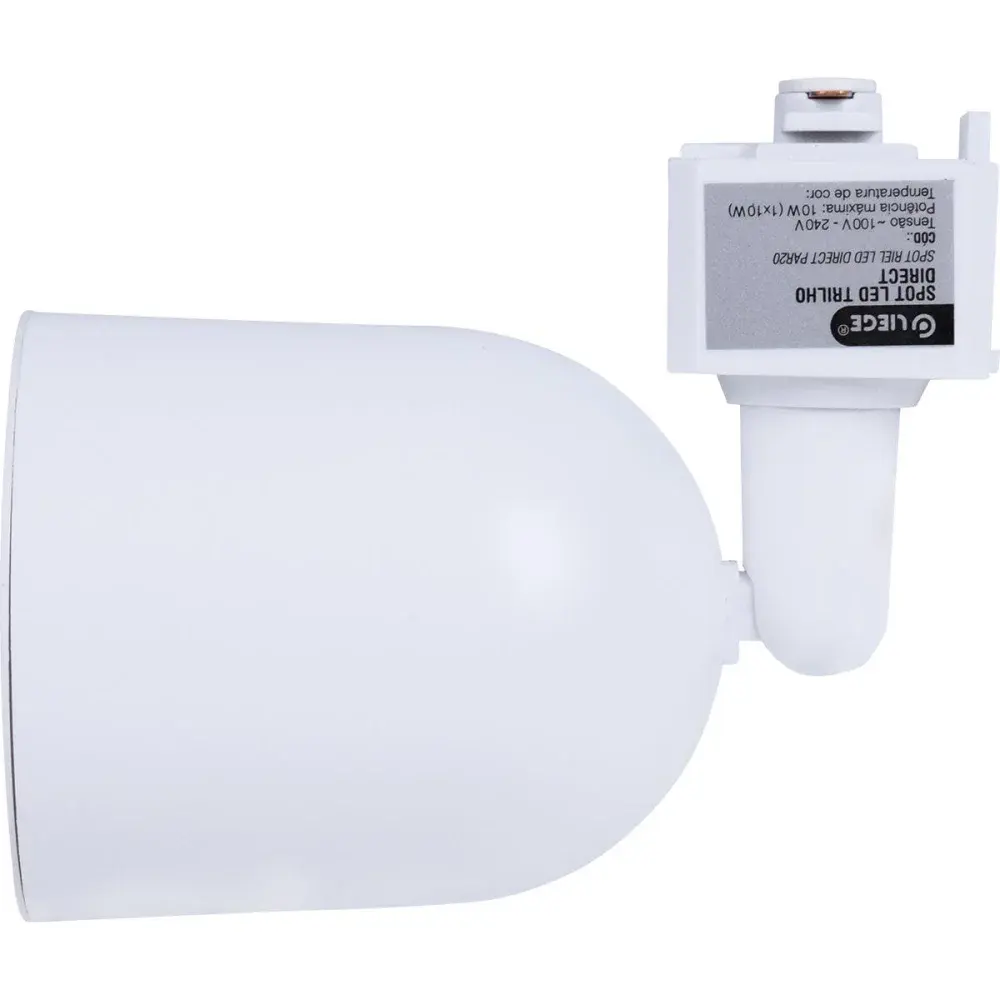 Spot led para trilho 6W 6500K 50/60HZ biv branco Liege — fotografia 2