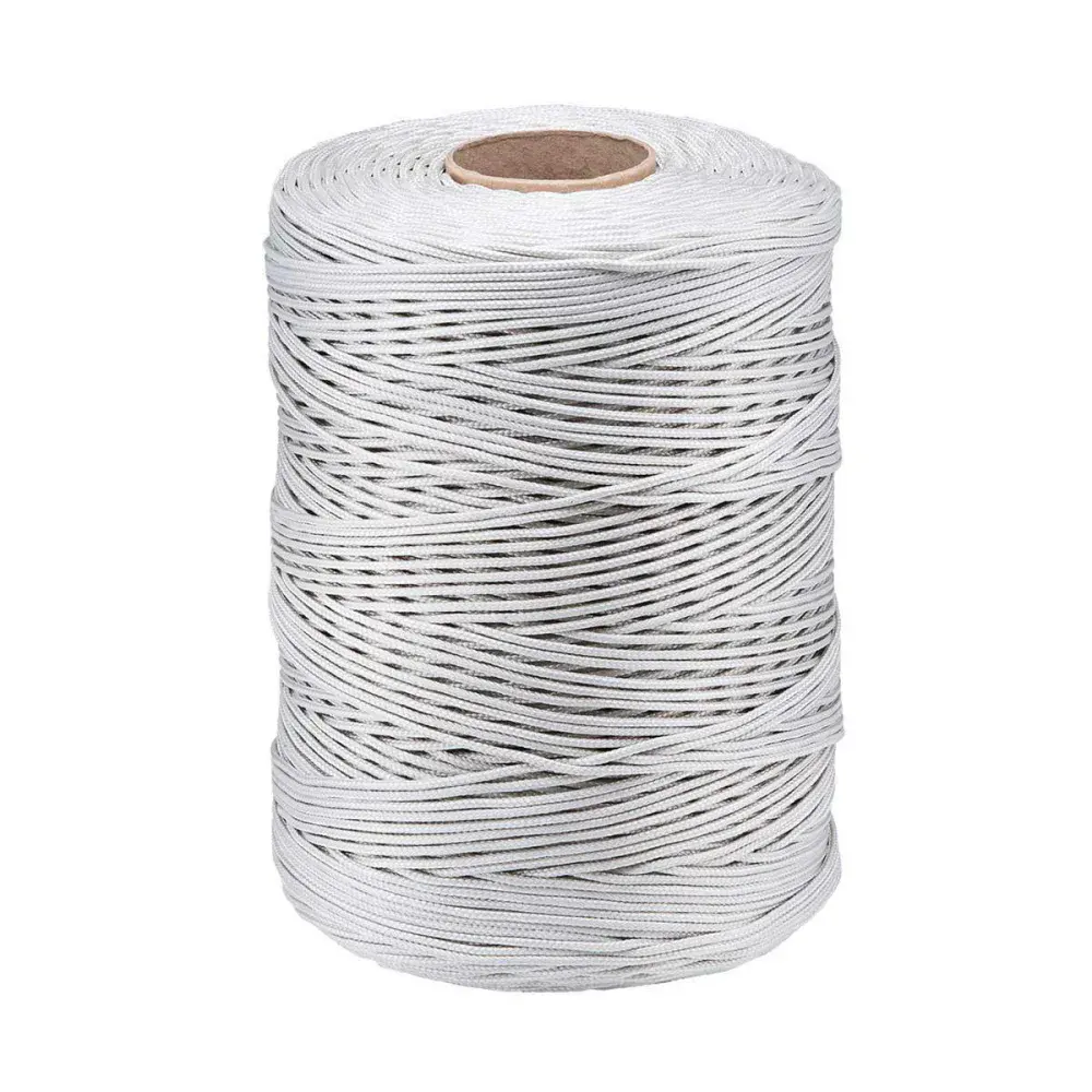 Corda pet trançada 3MM branco Collins - metro — fotografia de referência