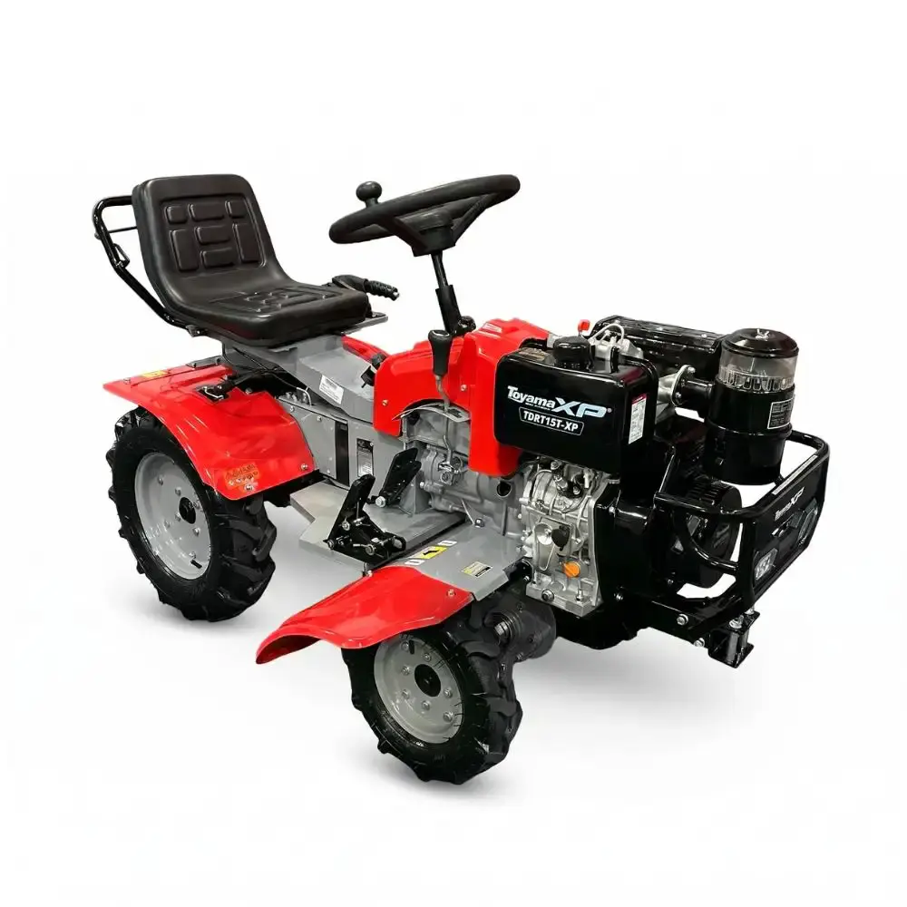 Motocultivador a diesel 4X4 partida elétrica 4T 15HP TDRT15T-XP Toyama