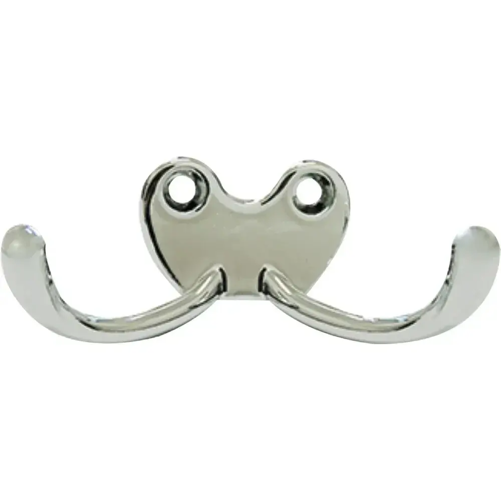 Cabide duplo Criativa horizontal cromado 24 peç