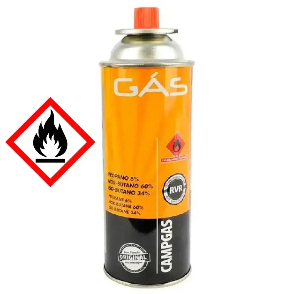 Cartucho gás butano 227 GR refil maçarico e fogão Nautika — fotografia 5