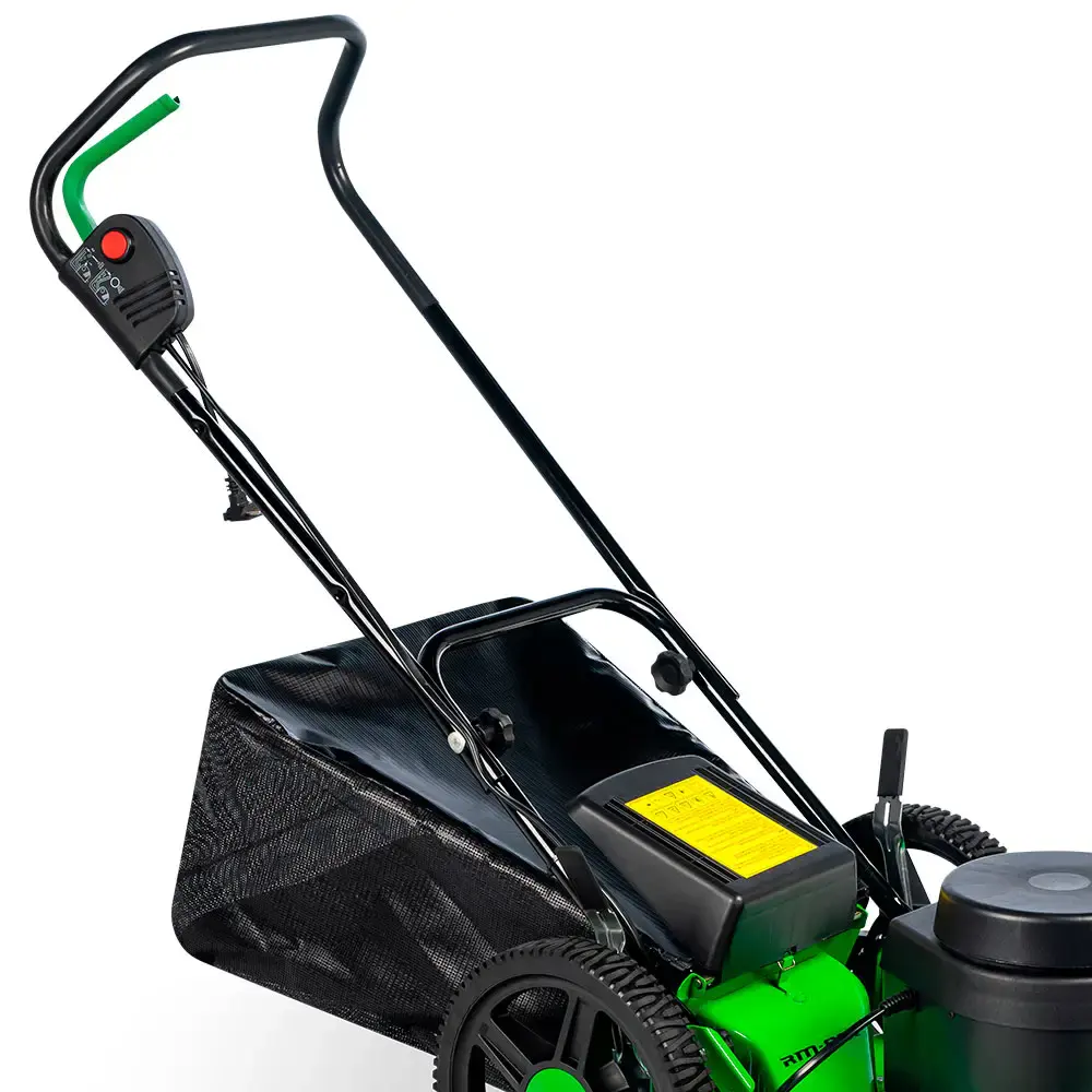 Cortador de grama elétrico 2,0 CV 2500W recolhedor roda alta RM-80E Trapp 110 V — fotografia 4