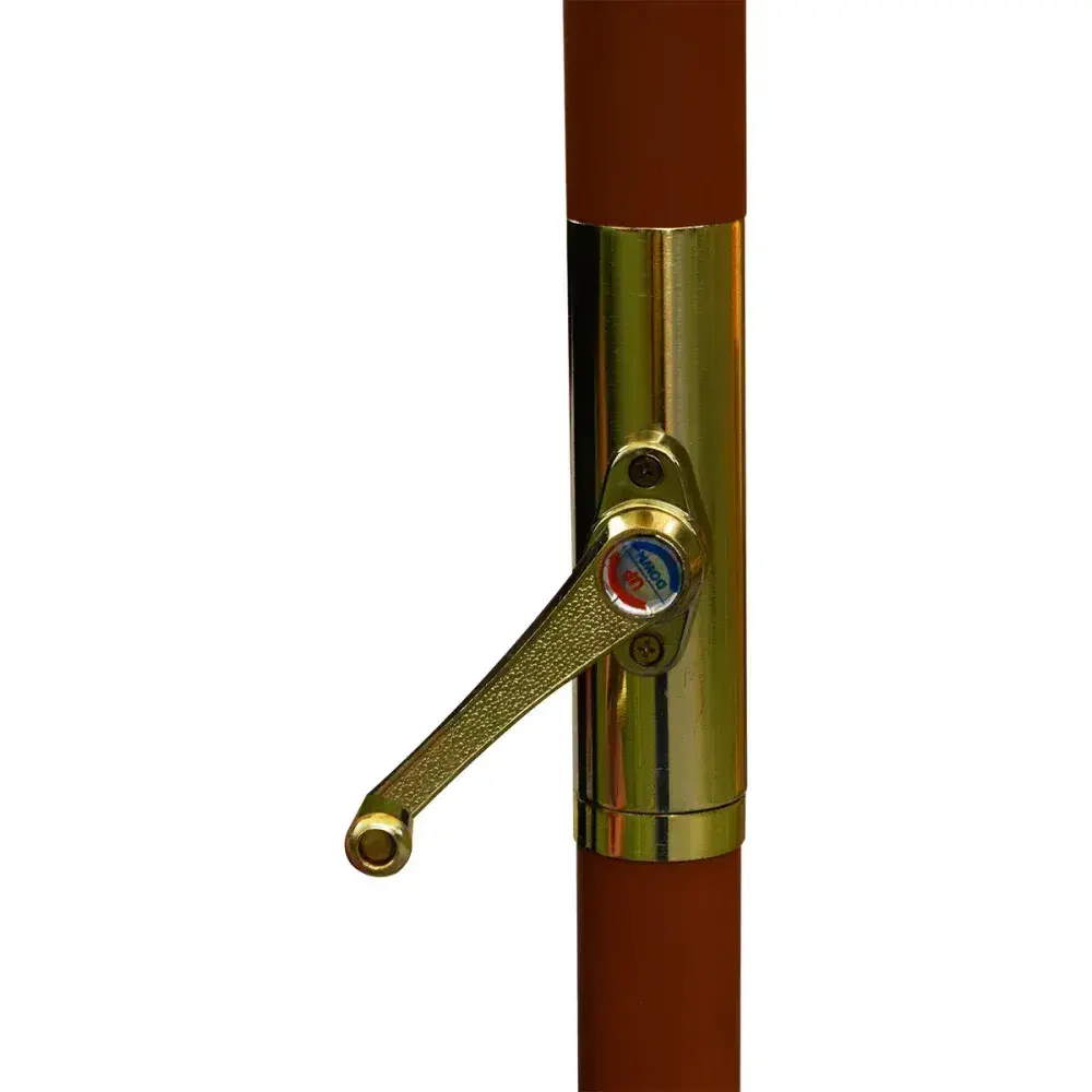 Ombrelone para jardim vertical de madeira creme 3M Kala — fotografia 6