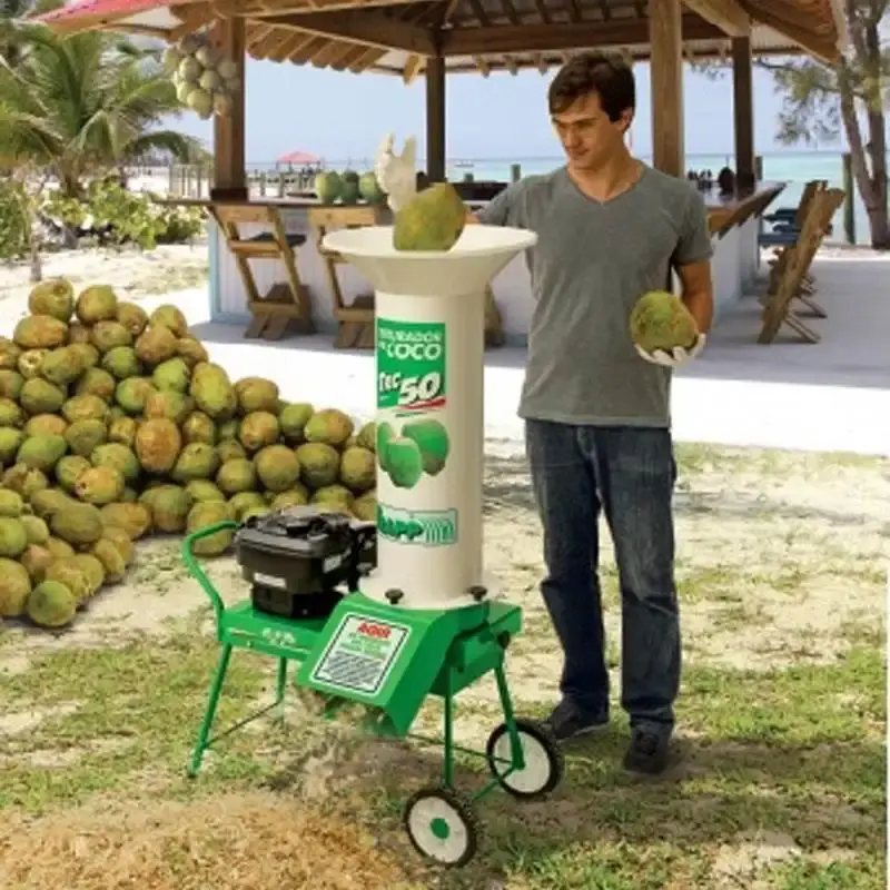 Triturador de coco à gasolina TRC-50 com motor 8,5 HP Trapp — fotografia 3