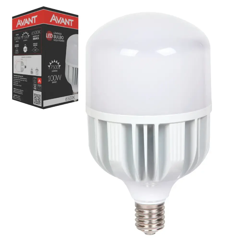 Lâmpada led buldo 100W 6500K bivolt 789511371 Avant