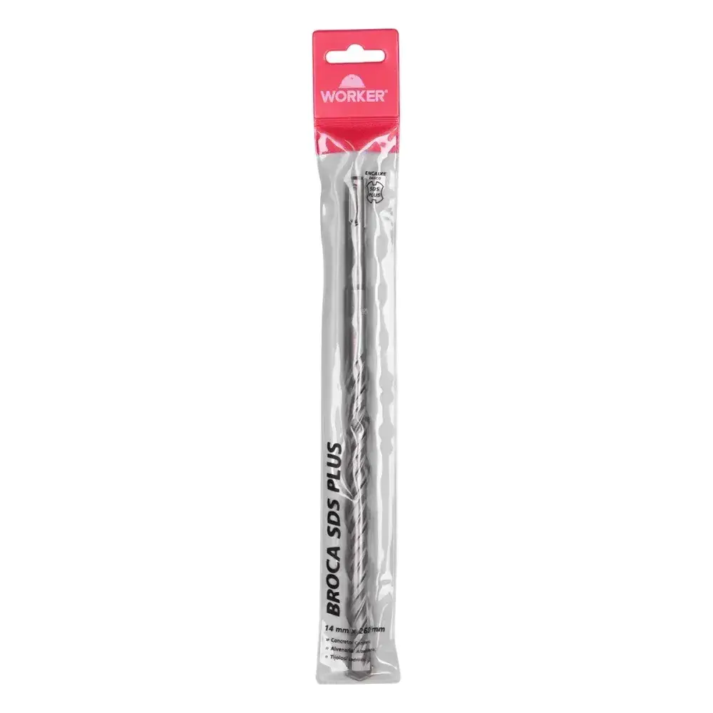Broca encaixe tipo sds plus 5MM x 160MM Worker — fotografia 4