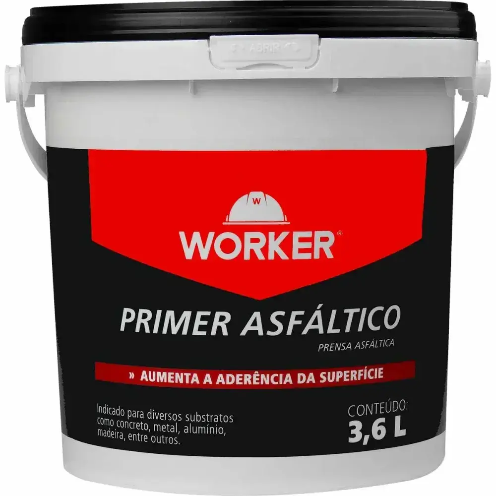 Impermeabilizante primer asfáltico 3,6L Worker — fotografia 7