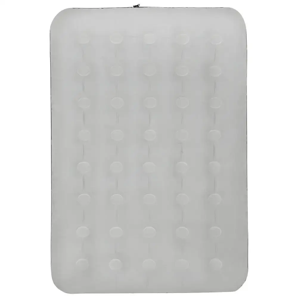 Colchão Inflável de Casal Deluxe Comfort 1,91 m x 1,37 m Cinza BEL — fotografia 2