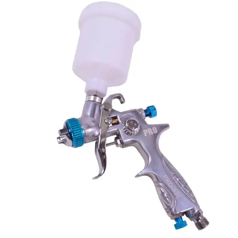 Pistola de pintura e cola gravidade hvlp 0.8 MM 125 ML PRO-535 Ldr2