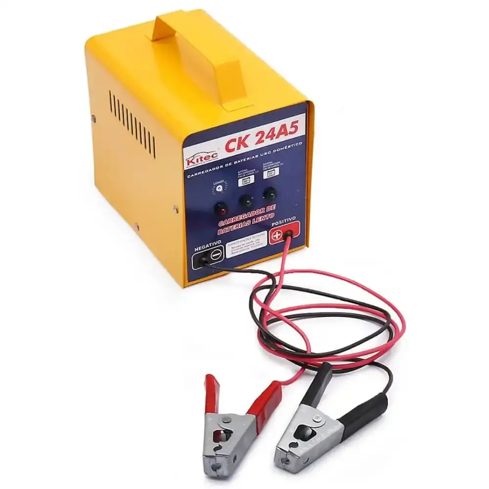 Carregador de bateria 5AH 12V/24V em série bivolt CK24A5 Kitec — fotografia 2