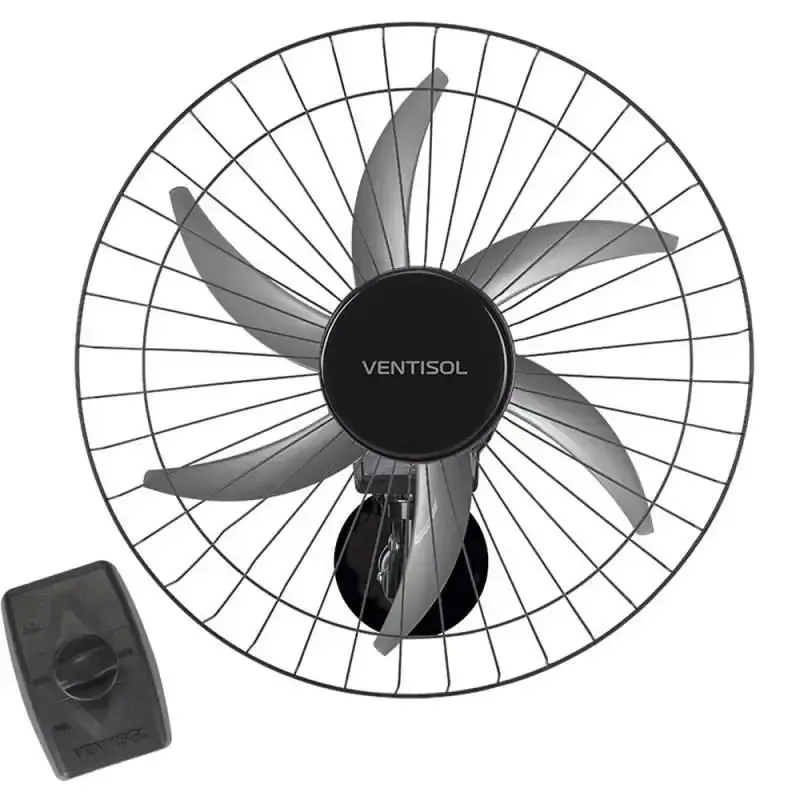 Ventilador de parede oscilante 50 CM 6 pás bivolt 200W Ventisol