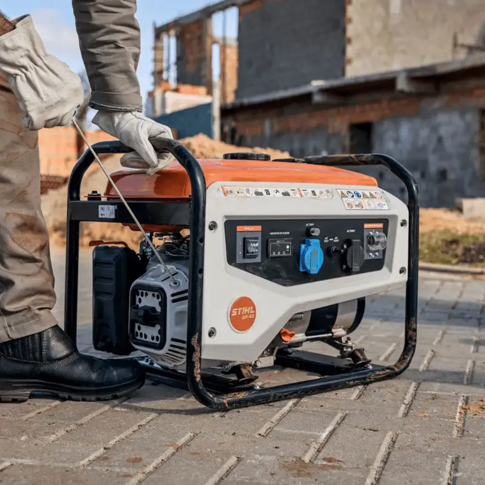 Gerador de energia à gasolina 2,8KW 4 tempos GR 40 Stihl — fotografia 4