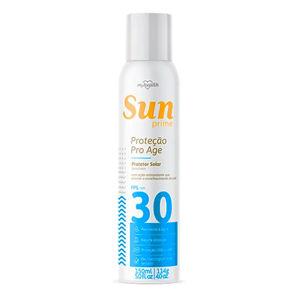 Protetor solar spray 30 fps sun prime 150ML AE2600018 MY health