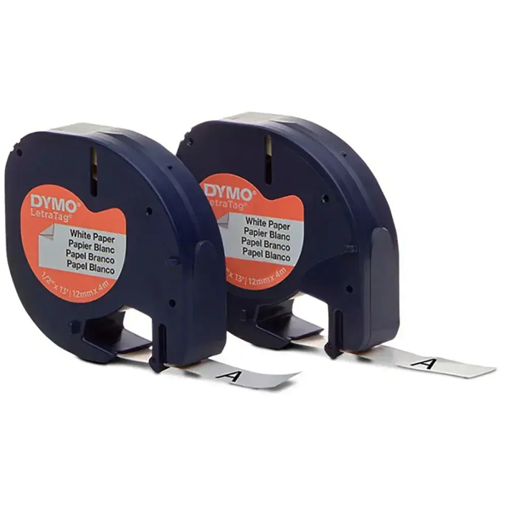 Fita auto adesiva Dymo papel blister 2PCS — fotografia 4