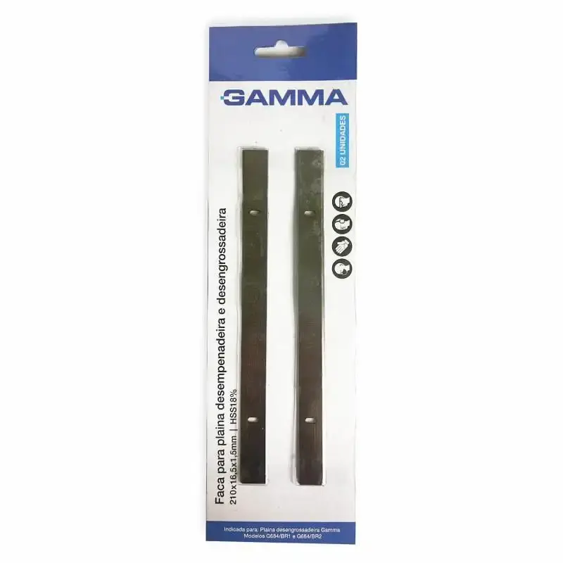 Faca para plaina Desempenadeira e Desengrossadeira 8 POL CG684/BR-048 GAMMA — fotografia 3