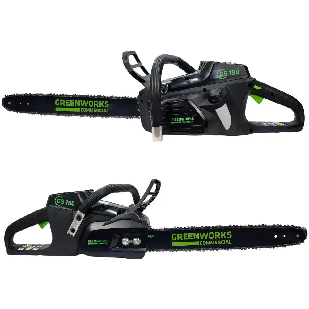 Motosserra brushless 82V 1.5KW 18 POL 2001902 Greenworks — fotografia 4