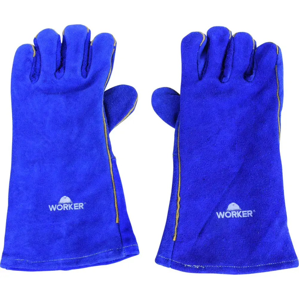 Luva de raspa para soldador com proteção térmica gg Worker