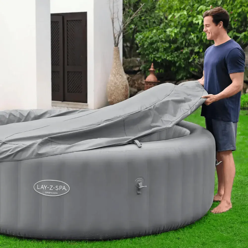 Piscina modelo spa inflável grenada airjet 220V Bestway — fotografia 8