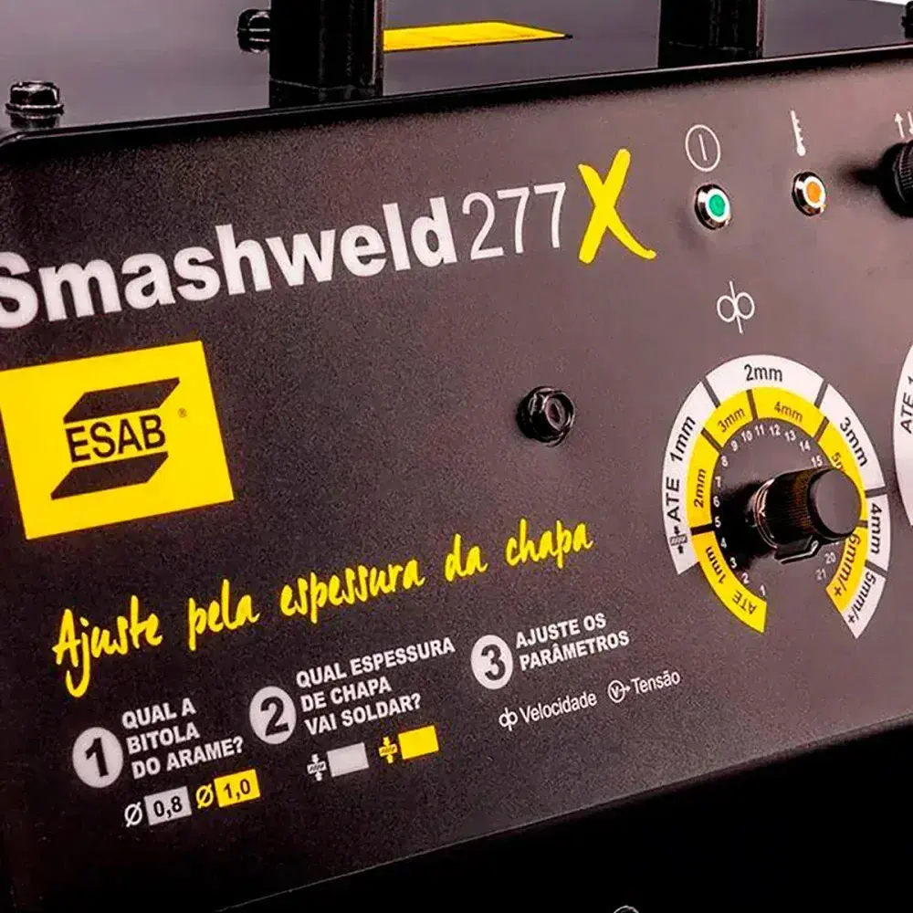 Fonte de solda smashweld 277X 250A 220/380V Esab — fotografia 10