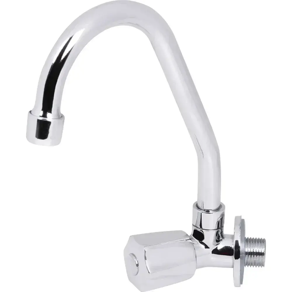 Torneira bica móvel 1/4" parede metal C50 Liege — fotografia 5
