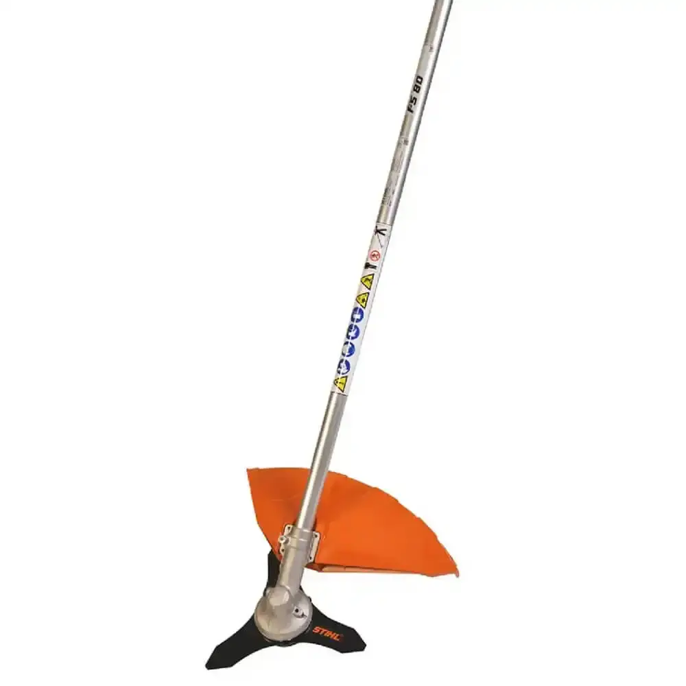 Roçadeira combustão a gasolina 1,3 CV 25 CC lâmina 3 facas FS 80 Stihl — fotografia 4