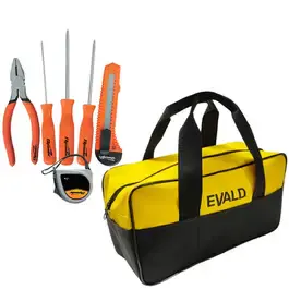 Kit de ferramentas 6 peças com bolsa 8 bolsos 14 POL evald Sparta — fotografia 2