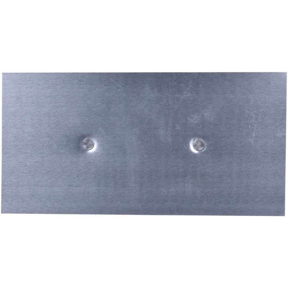 Desempenadeira de aço lisa 12×24 cm 404003 Momfort — fotografia 5