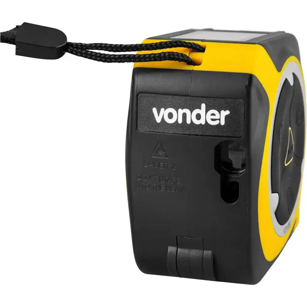 Medidor de distância a laser 40 metros com trena 5M x 19MM Vonder — fotografia 6