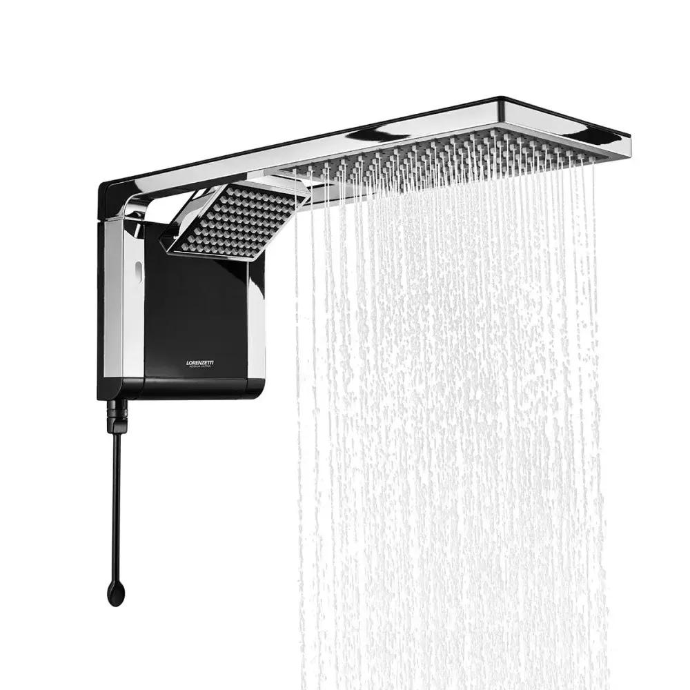 Chuveiro acqua duo flex 127V 5500W preto/cromado lorenzetti Lorenzetti Duchas — fotografia 2