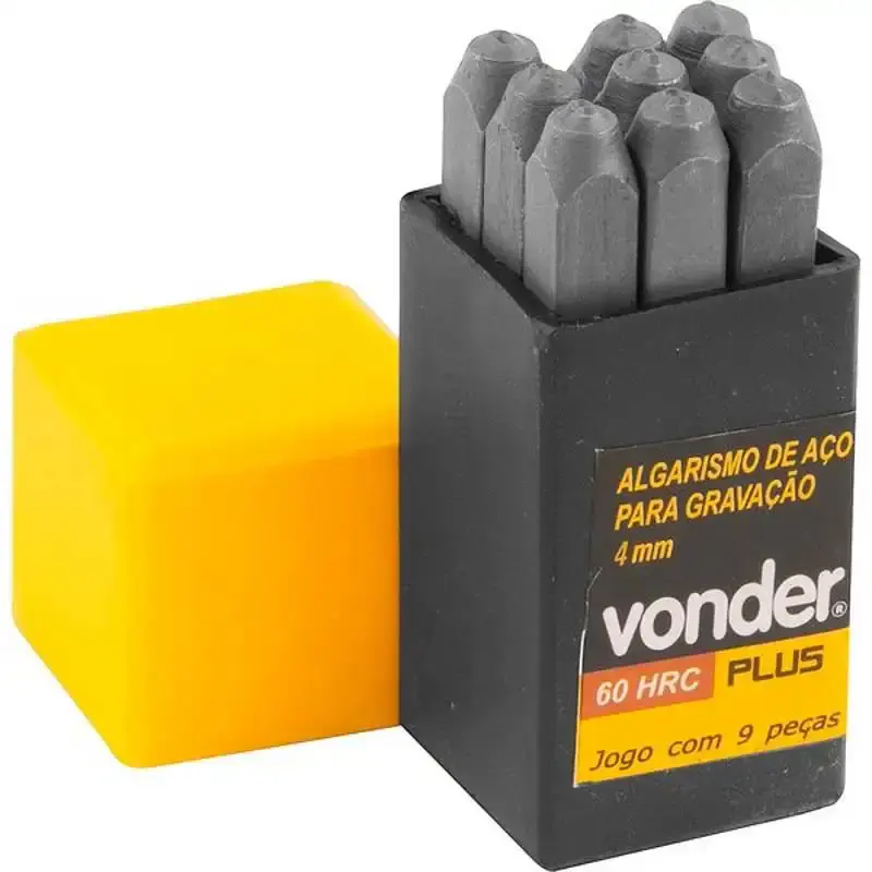 Tipo numérico 4MM com 9 peças 3609040000 Vonder — fotografia de referência