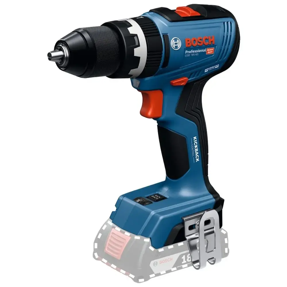 Parafusadeira furadeira de impacto 18V 65NM sem bateria e carregador Bosch — fotografia de referência