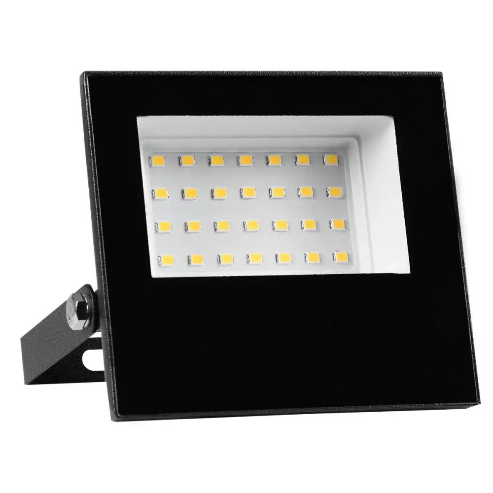 Refletor de led preto 2400LM 30W bivolt Liege