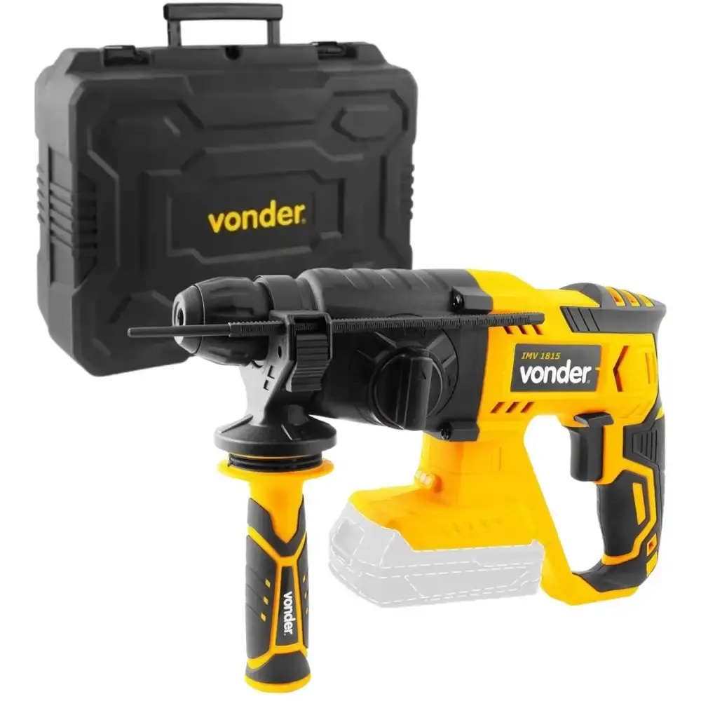 Martelete perfurador e rompedor 18V sem bateria e carregador Vonder