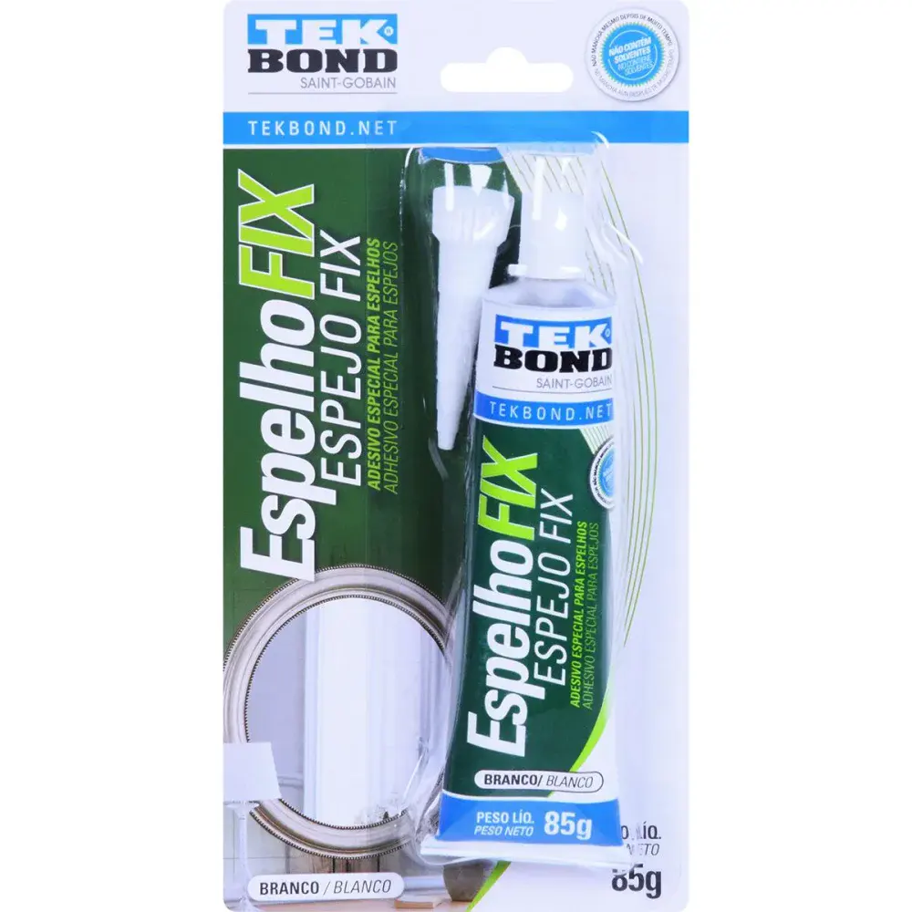 Adesivo fixa espelho blister 85G Tekbond — fotografia 2