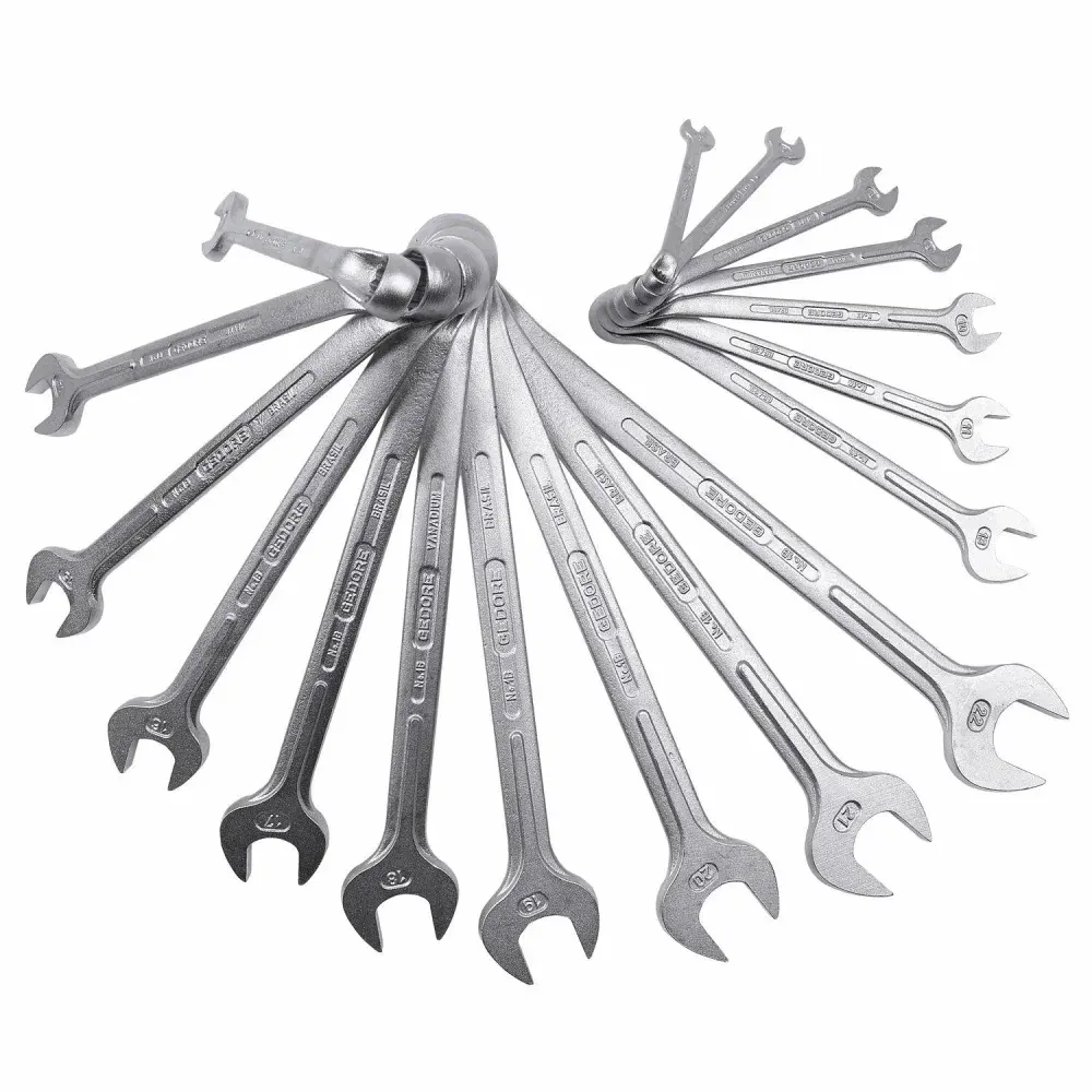 Chave combinada jogo 6 a 22 mm Gedore 17 peç — fotografia de referência
