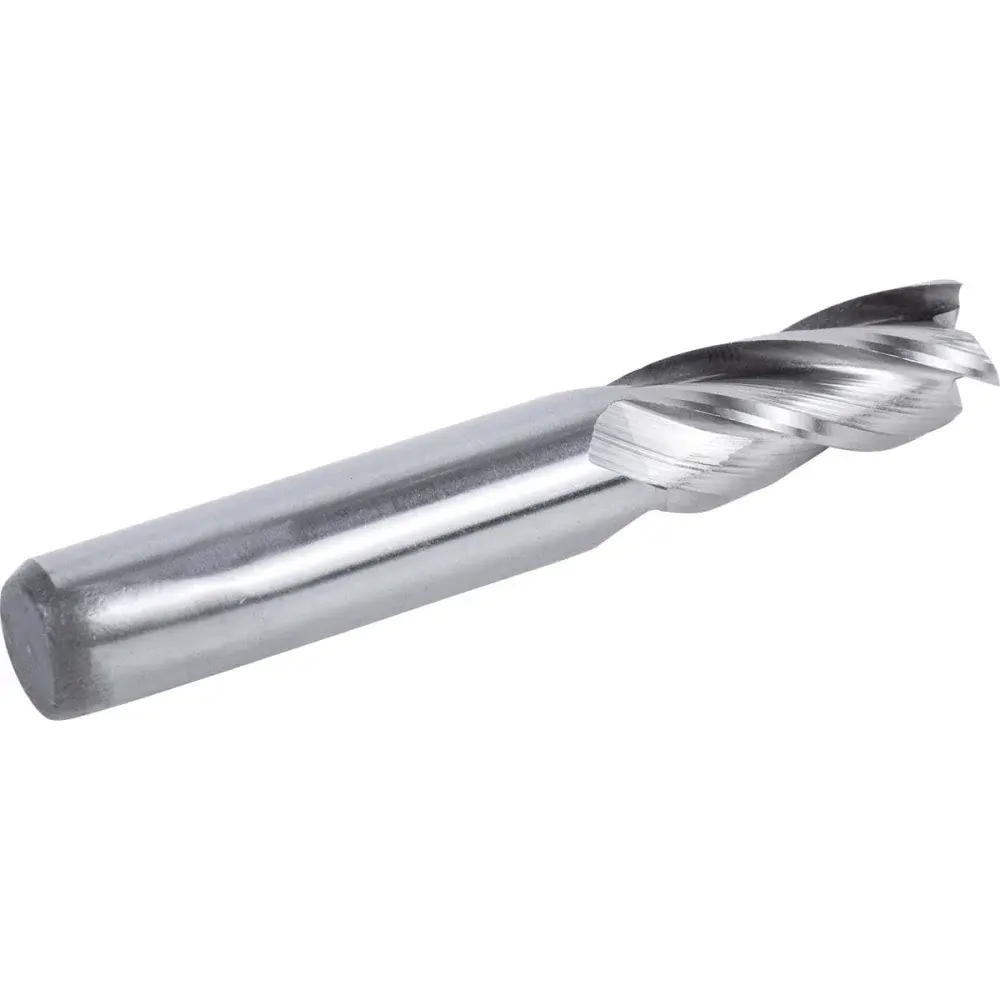 Fresa de topo reto aço rápido 1/2” haste 1/2” Worker — fotografia 4