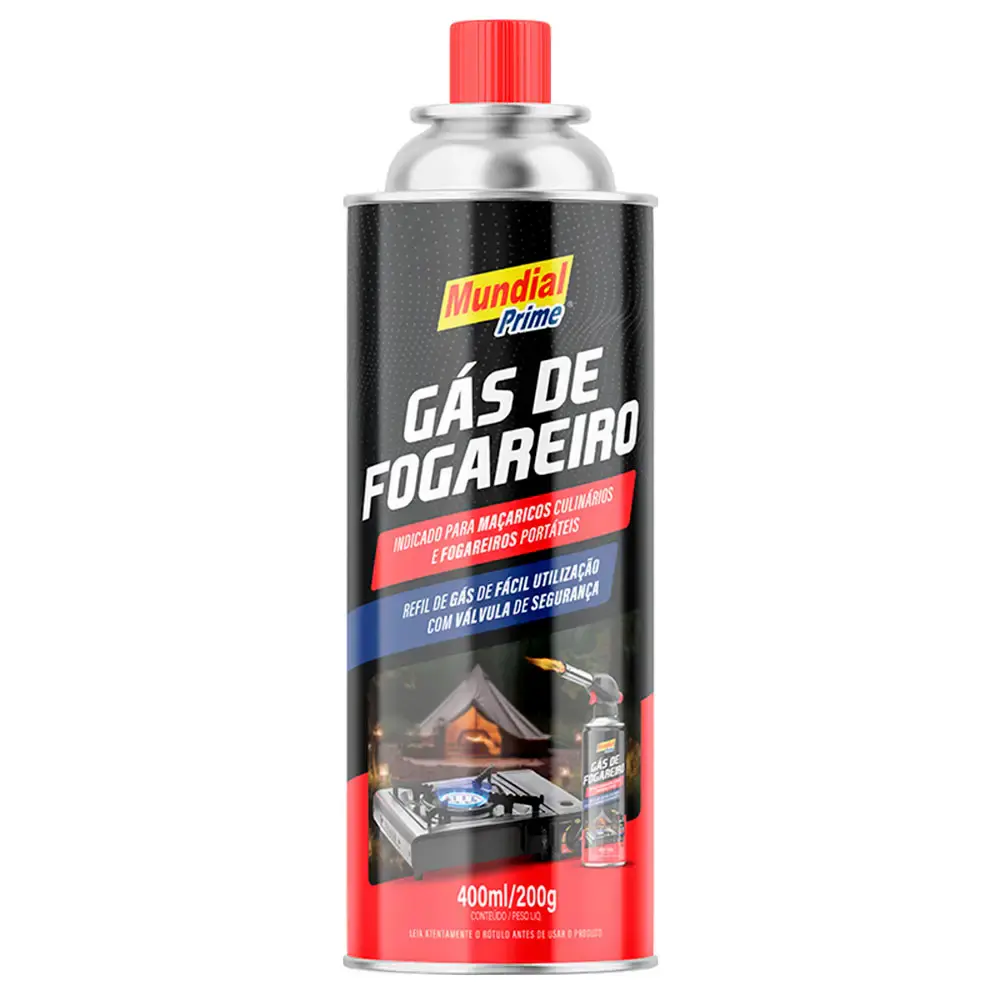 Gás para maçarico e fogareiro 400ML aeroflex Mundial