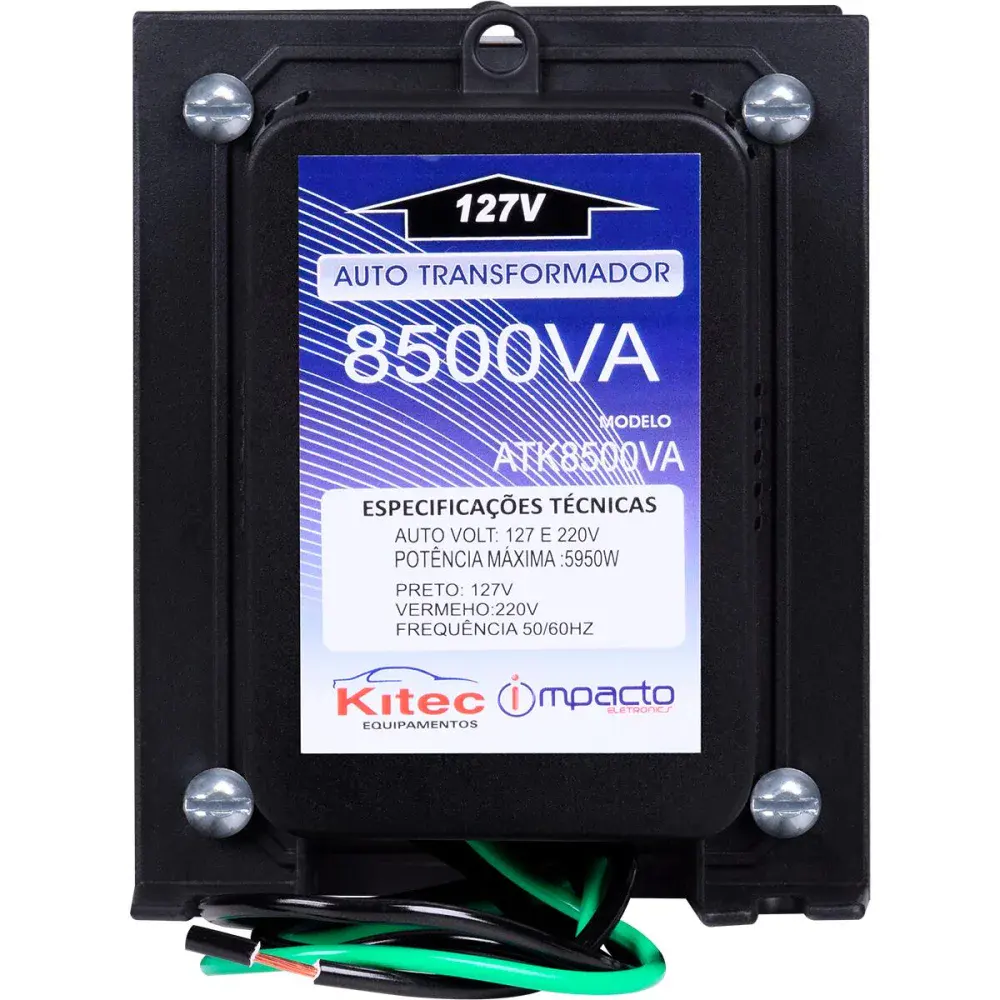 Autotransformador 8500 va tripolar ATK8500VAT Kitec – bivolt — fotografia 4