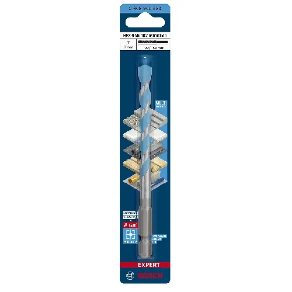 Broca HEX-9 7X90X150 multiconstruction Bosch — fotografia 10