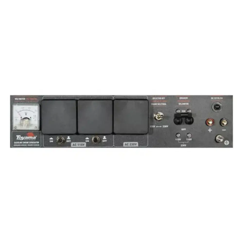 Gerador de energia à gasolina 3.1 KVA bivolt partida manual TG3100CXR Toyama — fotografia 5