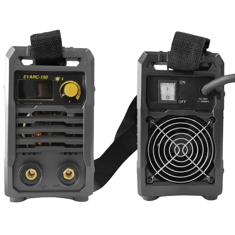 Máquina solda inversora mma/tig 120A 220V EVARC-150 com máscara automática EVF1020 Evald — fotografia 4