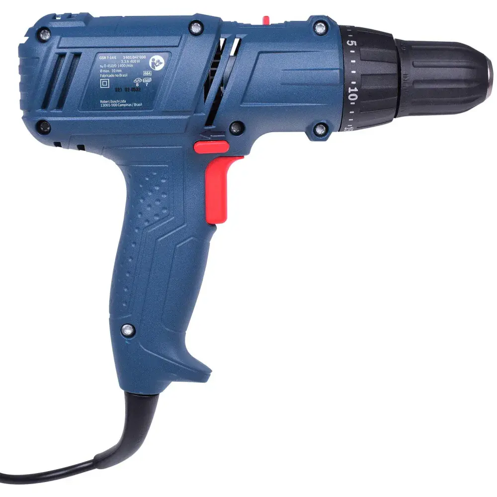 Parafusadeira e furadeira elétrica GSR7-14E 400W 127V Bosch — fotografia 4