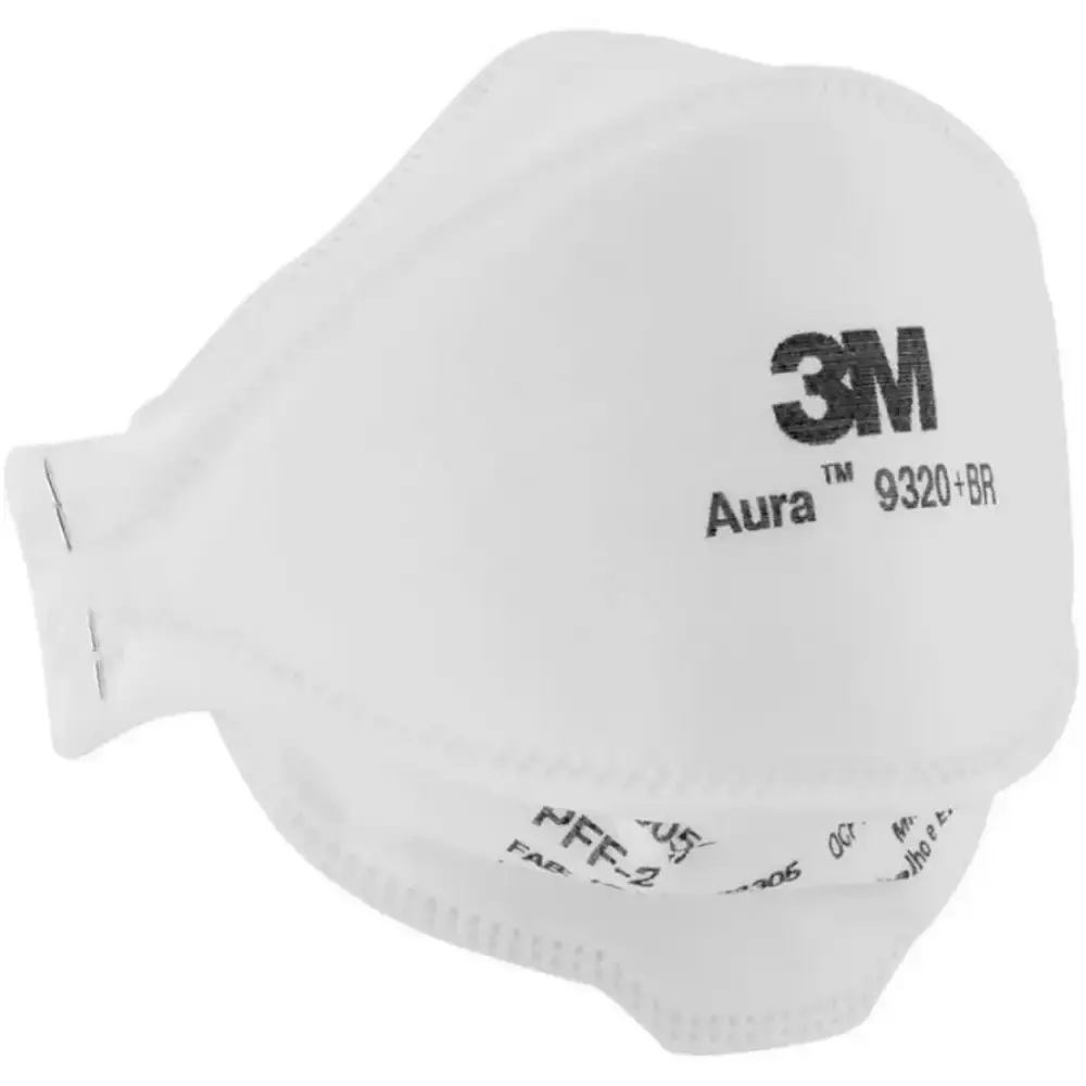 Respirador descartável PFF-2 sem válvula CA aura 9320+BR 3M — fotografia 3