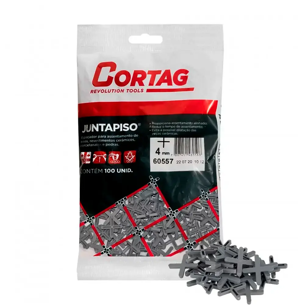 Espaçador Junta Piso 4.0 mm kit 100 peças 60557 CORTAG — fotografia de referência