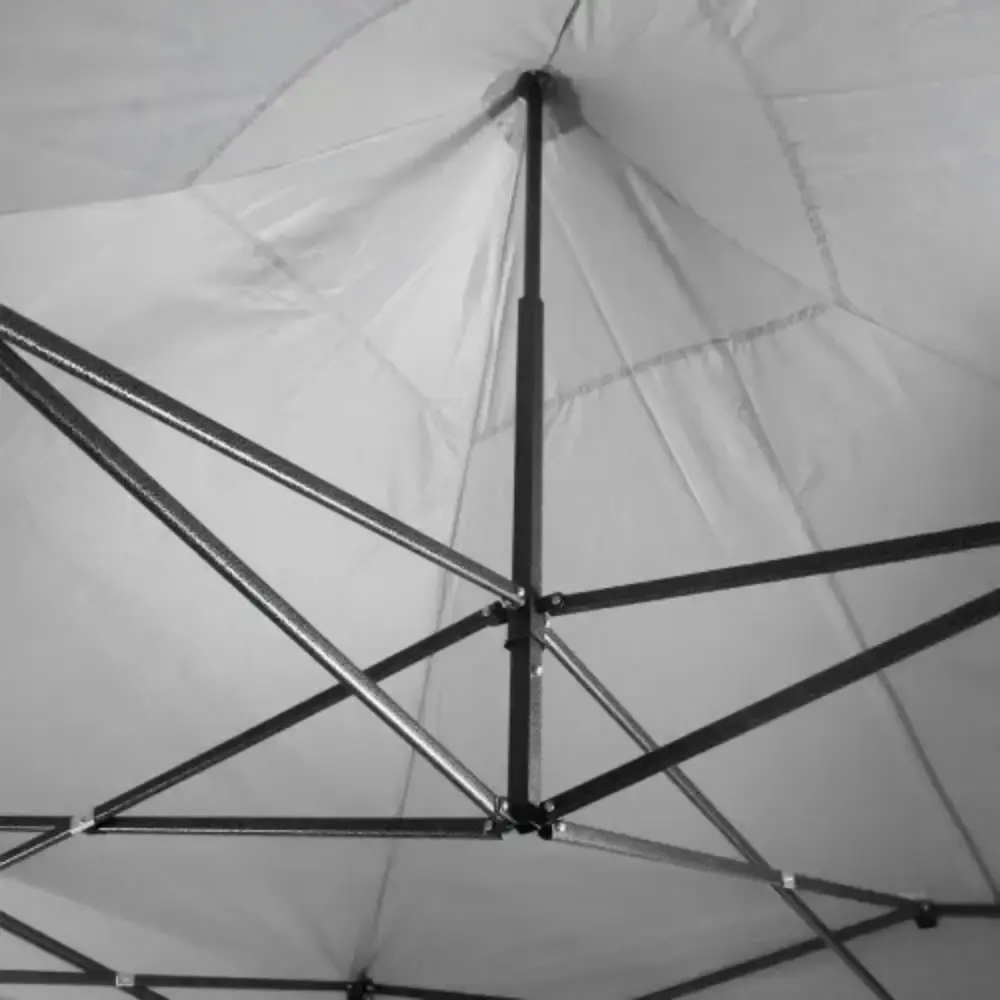 Tenda gazebo 3X3 dobrável cinza pagoda 334308 Belfix — fotografia 5