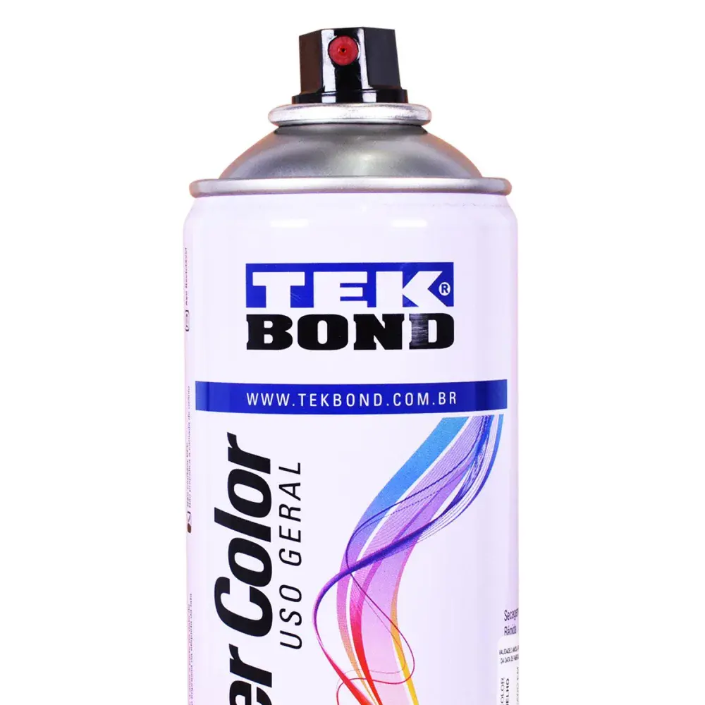 Tinta spray uso geral vermelho 350ML Tekbond — fotografia 4