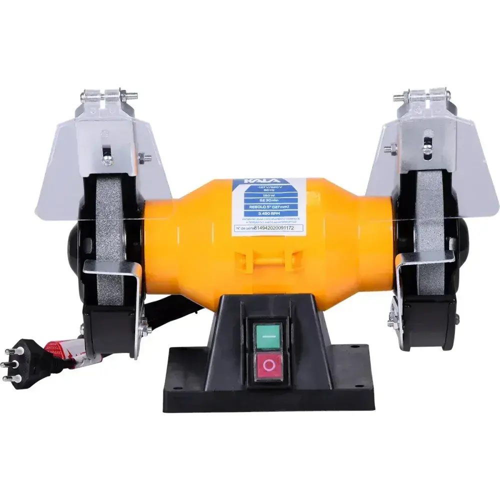 Moto esmeril de bancada 5 3450RPM 150W bivolt Kala — fotografia 6