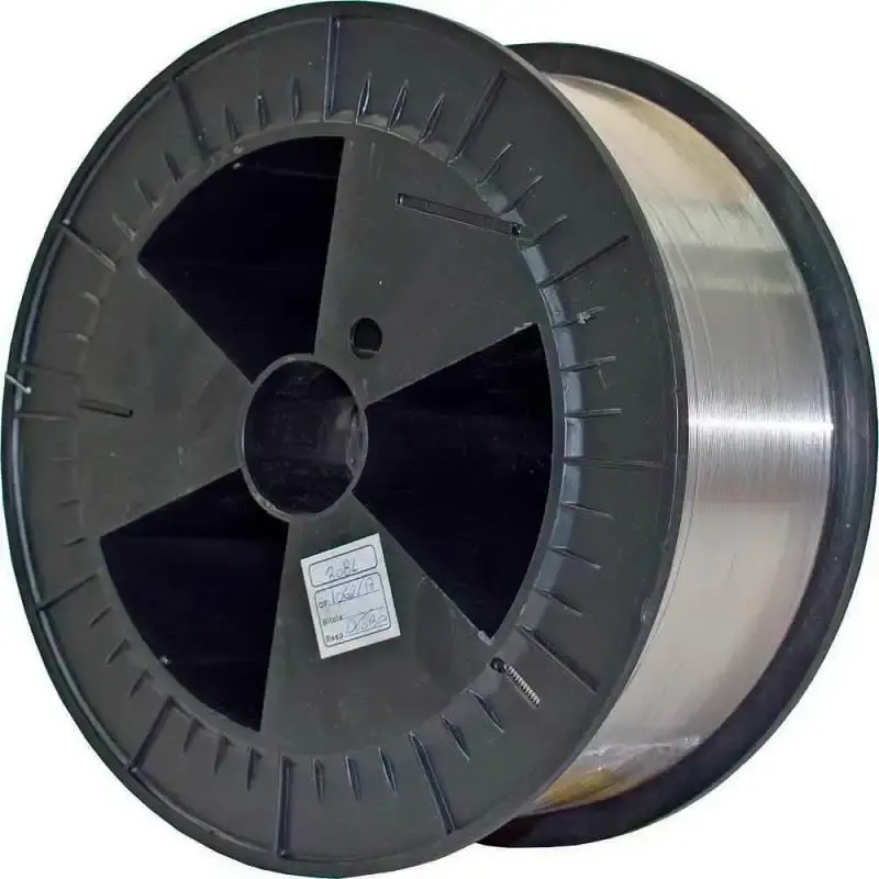 Arame para solda MIG inox 308L 1.00MM rolo com 15KG tecbras — fotografia de referência